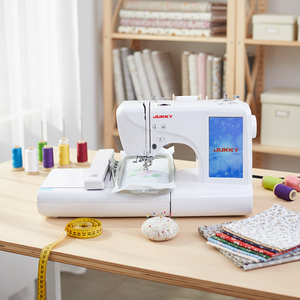 JUKKY Home Automatic Embroidery <b>Sewing</b> <b>Machine</b> New <b>Portable</b> Flat-Bed Single Thread Embroidery with Single Head Fabric Use - Product Image 1