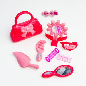 Hot Bán Cô Gái Giả Vờ Make Up Set Thời Trang Ví Với Gương Và Lược Trẻ Em Vai Trò Chơi Ăn Mặc Bộ Quà Tặng Bộ - Product Image 3
