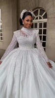 AL1512 2025 NOUVEAU Gros Personnalisé Vestidos De Noiva De Mariage Robes De Mariée Élégantes Nuptiales Luxe Robes De Mariée Perlé