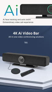 Hệ thống hội nghị video Full HD 4K được tích hợp với micrô 360 °, tất cả trong một hệ thống hội nghị tương thích cuộc họp web - Product Image 3