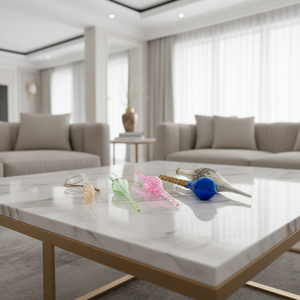 उच्च गुणवत्ता 20-30 सेमी हस्तनिर्मित ग्लास रंग बर्फ बार क्रिसमस सजावट लकड़ी के दृश्य लेआउट फ्लैट के लिए लटका हुआ - Product Image 3