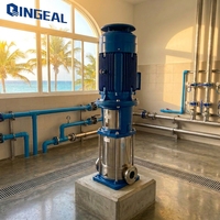 Pompa Sentrifugal Multistage Vertikal Seri CDLF Kelas Industri 7.5kW untuk Peningkatan Tekanan Air Gedung Bertingkat Tinggi