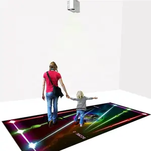 游乐园设备: 互动地板系统-低价3D游戏互动地板支持windows XP/7/8/10