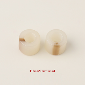 10*7*5MM cuentas de plástico cilíndricas traje de baño accesorios de resina - Product Image 2