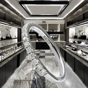 Anillo de Boda de Plata de Ley S925 con Moissanita VVS, Joyería Fina para Mujer, Categoría de Producto: Anillos de Moissanita - Product Image 4