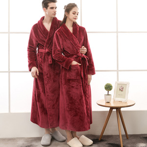 <span class=keywords><strong>Peignoir</strong></span> de nuit pour femmes <span class=keywords><strong>Peignoir</strong></span> de nuit pour hommes Marque de luxe Microfibre Broderie Vêtements de nuit <span class=keywords><strong>Peignoir</strong></span> Allure Femme <span class=keywords><strong>Peignoir</strong></span> de bain de luxe - Product Image 2