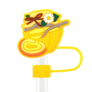 Tapas de Pajita de PVC con Diseño de Abeja y Flor, de Alta Calidad, para Decoración Promocional, Universales de 10mm, Venta al Por Mayor - Product Image 6