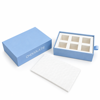 Boîte d'emballage de chocolat de luxe Kexin, boîte cadeau rigide en papier non couché personnalisée avec compartiments