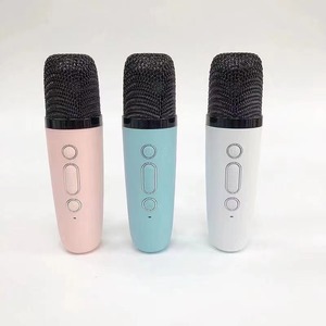 Low Price Children Toys New Product Portable Black Blue <strong>Pink</strong> Wireless <strong>Microphone</strong> with Speakers