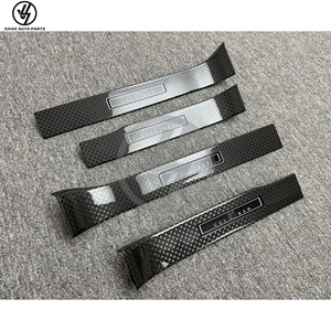 Carbon Fiber Door Sills for <b>Rolls</b> Royce Cullinan Replacement Out Door Sill Threshold with LED Plate Cover Panel Body <b>Kits</b> - Product Image 3
