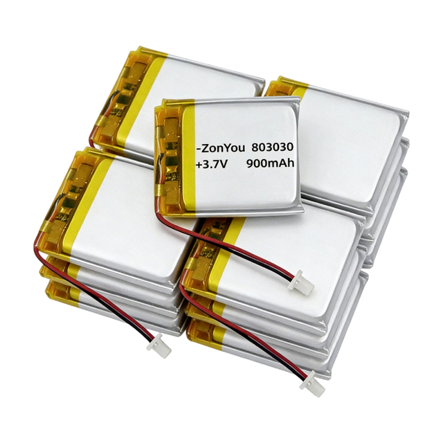 OEM ODM Nominal Voltage 3.7 Volt 803030 Thin Pouch Cell Li-Polymer Battery 700mAh for Household Appliances Robot Vacuum Cleaners