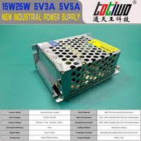 Transformateur électronique 5V3A 5V5A 5V15W 5V25W Alimentation à découpage Alimentation LED Convertisseur d'alimentation pour surveillance intérieure