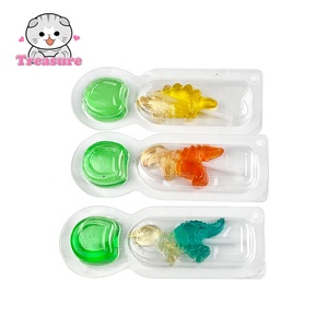 Bâtonnets à mâcher de haute qualité et délicieux avec sauce à tremper, confiture, sucettes gélifiées de dessin animé de dinosaure - Product Image 3