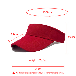 Casquette <span class=keywords><strong>de</strong></span> baseball à visière pare-soleil à prix d'usine, avec logo brodé personnalisé, casquette <span class=keywords><strong>de</strong></span> sport pour la course, casquette <span class=keywords><strong>de</strong></span> golf à dessus ouvert pour cadeaux promotionnels - Product Image 3