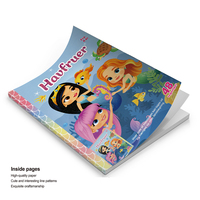 Livre de coloriage sirène pour enfants, illustrations d'animaux marins, papier de haute qualité pour crayons et marqueurs, cadeau créatif pour les 4-10 ans