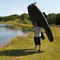 Bateau de pêche gonflable pour une personne, bateau pneumatique de pêche, flotteur gonflable pour la pêche