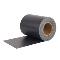 RAL7016 Rollo de cinta de PVC 19cm x 35m Tira de cercado de privacidad Cinta de valla Accesorio de valla de seguridad