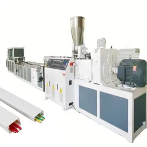 Plastic PVC Cable Wire Casing Trunking Manufacturing Machine PVC Cable Trunk Making Machine Production Line