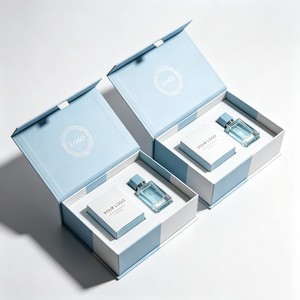 Boîte en papier magnétique personnalisée de luxe, recyclable, en gros, bon marché, pour hommes et femmes, parfum, huile essentielle, essence, boîte cadeau - Product Image 3