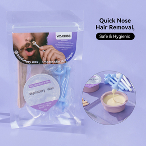 Kit de cire dépilatoire pour le <span class=keywords><strong>nez</strong></span>, les oreilles <span class=keywords><strong>et</strong></span> les poils du visage, prix d'usine, compatible micro-ondes, cire chaude indolore <span class=keywords><strong>et</strong></span> hygiénique - Product Image 3
