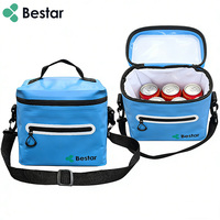 Sac isotherme portable en bâche PVC 600D imperméable avec logo client imprimé pour 2 personnes, idéal pour pique-nique et randonnée en extérieur