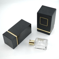 Boîte de parfum vide de luxe en carton avec conception de logo personnalisé OEM emballage avec base et couvercle