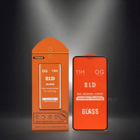 Protections d'écran en verre trempé OEM 21D pour téléphones portables Tecno, Infinix, iPhone 15, 16 Pro Max, Huawei Mate 60 Pro