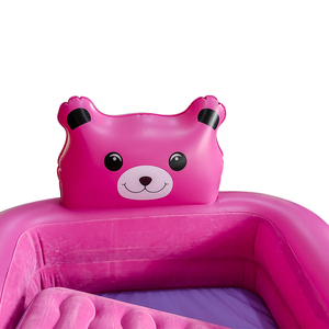 Disesuaikan beruang merah muda kasur tiup Modern bergaya kasur lipat desain udara untuk luar ruangan kamar tidur ruang tamu Hotel penggunaan - Product Image 4
