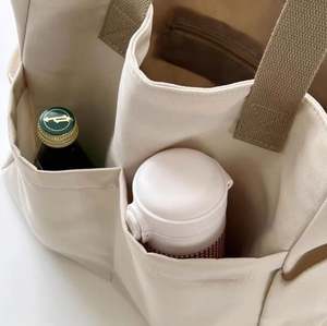 Fabricantes Señoras Bolsa de compras Algodón Hombro Totes Estudiante Bolsa de lona - Product Image 5