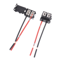 Konektor Lampu Depan Mobil Keramik H7 Berkualitas Tinggi 2 Pin Soket Kabel Harness Otomotif