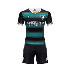 Custom high quality Thai wholesale soccer jerseys blank cheap football uniforms - Product Image 2