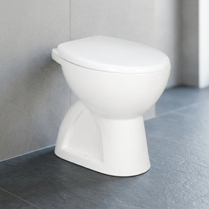 Square Shape <b>Ceramic</b> EWC Floor Mounted Toilet Eco-Friendly Luxurious European Water Closet <b>Pan</b> Bathroom Chair - Product Image 3