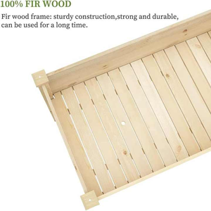 Scatola di fioriera in legno personalizzata con gambe fabbrica forniture <span class=keywords><strong>da</strong></span> giardino per ortaggi e fiori blocco giardino sollevato letto per matrimoni - Product Image 3