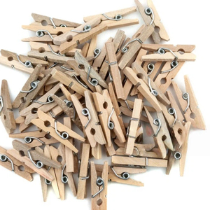 2.5cm <strong>Mini</strong> Wooden Clothespins Colorful Photo Clips Small Wood Decorative <strong>Pegs</strong> for Crafts and Home Decoration - Product Image 6