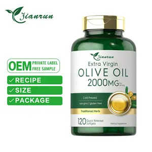 Olive Oil Supplement Softgels Cold Pressed Extra Virgin Olive Oil Sotfgel GEL Capsules