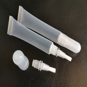 Empty <b>Plastic</b> Cosmetic <b>Tubes</b> 10ml Screw Cap PP Material for Lip Gloss or Balm Packaging - Product Image 2