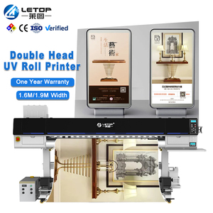 Impresora UV de Gran Formato de <span class=keywords><strong>Doble</strong></span> Cabezal de Impresión de 1.6M1.9M de Fábrica LETOP, Impresora de Rollo a Rollo I3200 I1600 para Cuero, Papel Tapiz y Lienzo - Product Image 1
