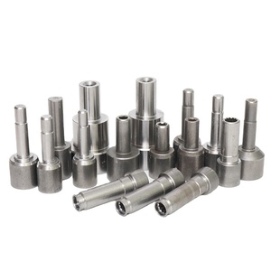 Axe de positionnement hexagonal intérieur cannelé en acier inoxydable/acier allié usiné CNC pour machines de construction automobile, chromé - Product Image 1