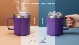 Vente en gros de tasses à café de 12 oz, gobelets isothermes en acier inoxydable, tasses personnalisées avec impression UV 3D, Vasos - Product Image 4