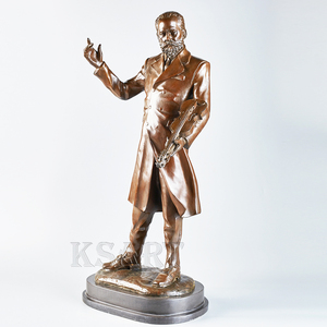 Estatuas de bronce y esculturas decorativas Artesanías y estatuas de músicos Artesanías de metal para decoración de interiores - Product Image 5