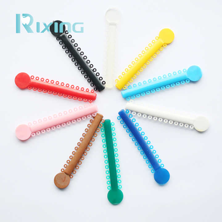 1000 Pcs Dental Orthodontic Elastic Ligature Ties - 20 Assorted Colors For Braces Treatment