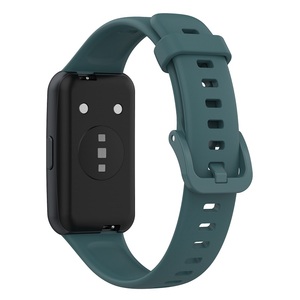 Pour <span class=keywords><strong>Huawei</strong></span> <span class=keywords><strong>Band</strong></span> <span class=keywords><strong>7</strong></span> Bracelet de rechange Sport boucle colorée étanche couleur Pure TPU Bracelet de montre - Product Image 3