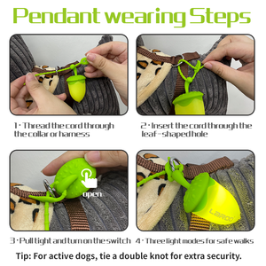 <span class=keywords><strong>Collar</strong></span> <span class=keywords><strong>LED</strong></span> Lararoo Hazelnut para Mascotas - Luz de Seguridad Nocturna Recargable para Perros y Gatos, <span class=keywords><strong>Collar</strong></span> Luminoso Antipérdida para Paseos Nocturnos - Product Image 4