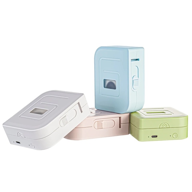 Xprinter Mini Portable Wireless Sticker Printer Pocket Label Printer Home/Office Use Multiple Templates Barcode/Name Printing