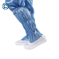 Chaussures de sécurité antistatiques réutilisables pour salle blanche Bottes de travail Chaussons ESD lavables pour laboratoire Sécurité réutilisable pour salle blanche
