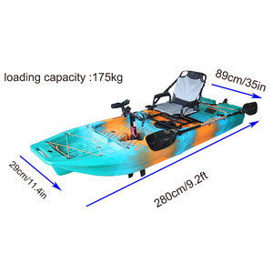 <span class=keywords><strong>Kayak</strong></span> Modular 2026 NUEVO, Tipo Sit-On-Top, 9 pies, con Propulsión <span class=keywords><strong>de</strong></span> Pedal, para <span class=keywords><strong>Pesca</strong></span>, Superligero, con Pedales, HDPE, para 1 Persona - Product Image 5