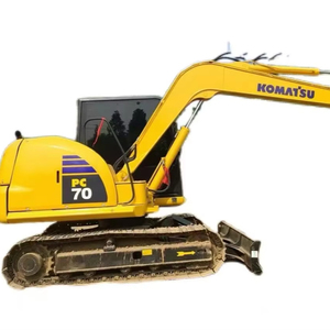 Nouvelle arrivée excavatrice KOMATSU PC70 d'occasion faible heure de travail performance parfaite prix le plus bas mini excavatrice PC70 - Product Image 1