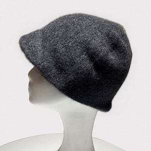 Double Layer Merino Wool <b>Hat</b> Thickened Autumn Winter Women's Ear Protection Ivy <b>Hat</b> - Product Image 1
