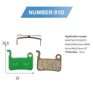 Sıcak Fırsat Bisiklet Disk Fren Balataları Mtb Yedek Parçaları Dağ Bisikleti Disk Fren Balataları Seramik Bisiklet Fren Balataları - Product Image 4