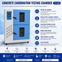 Chambre de carbonatation de béton haute performance avec système de capteur infrarouge intégré, outil de test pour la gestion de la qualité du ciment, Nouveau